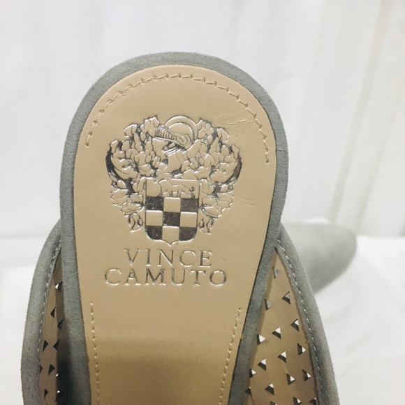 SOLD Vince Camuto Slide On Suede Mules - Picture 3 of 7